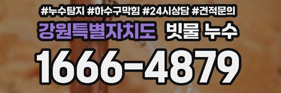 강원특별자치도 빗물 누수