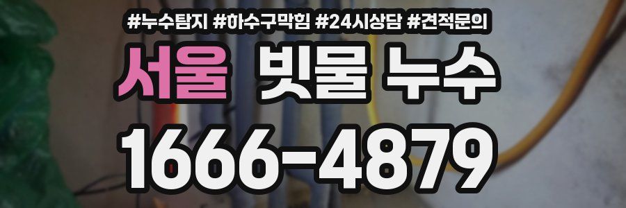 서울 빗물 누수