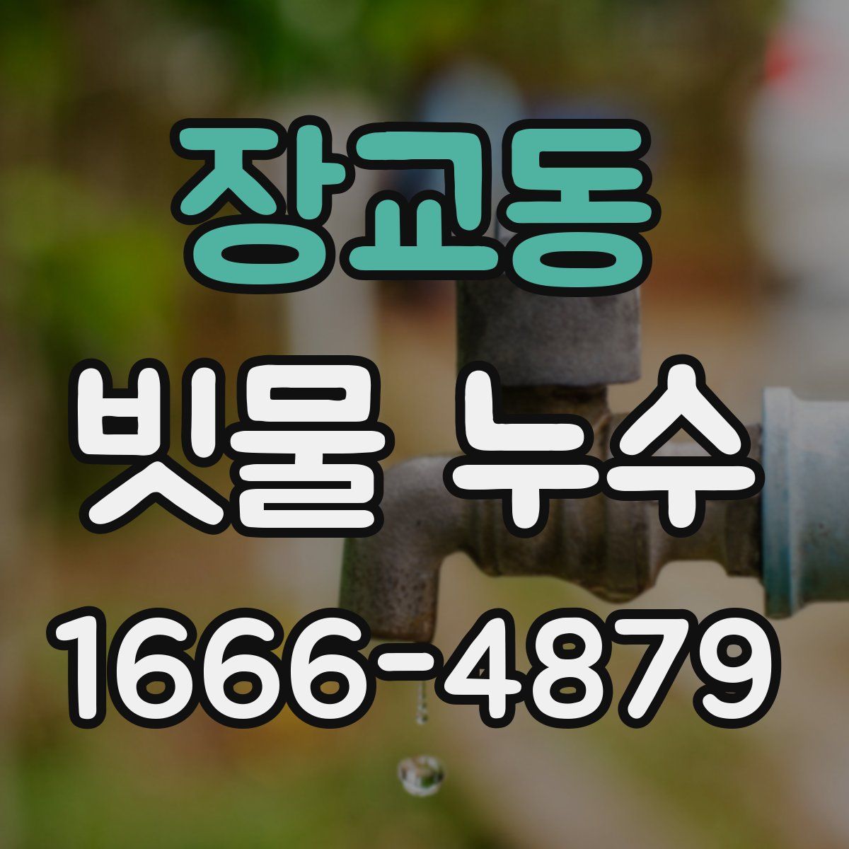 장교동 빗물 누수