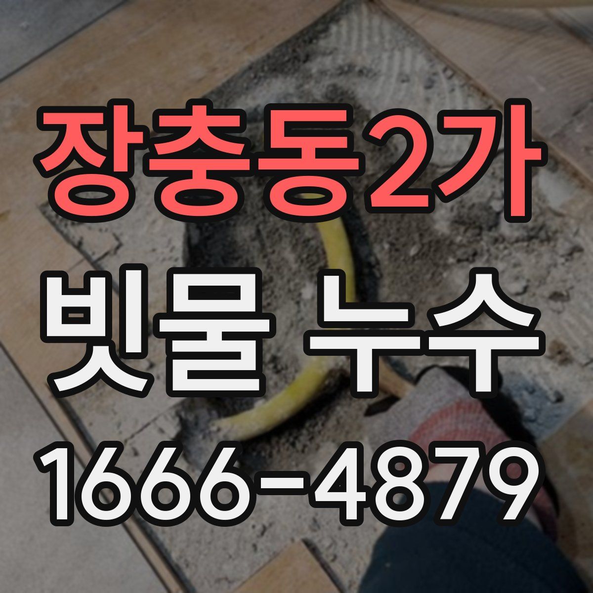 장충동2가 빗물 누수