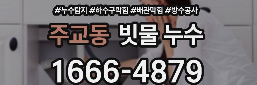 주교동 빗물 누수