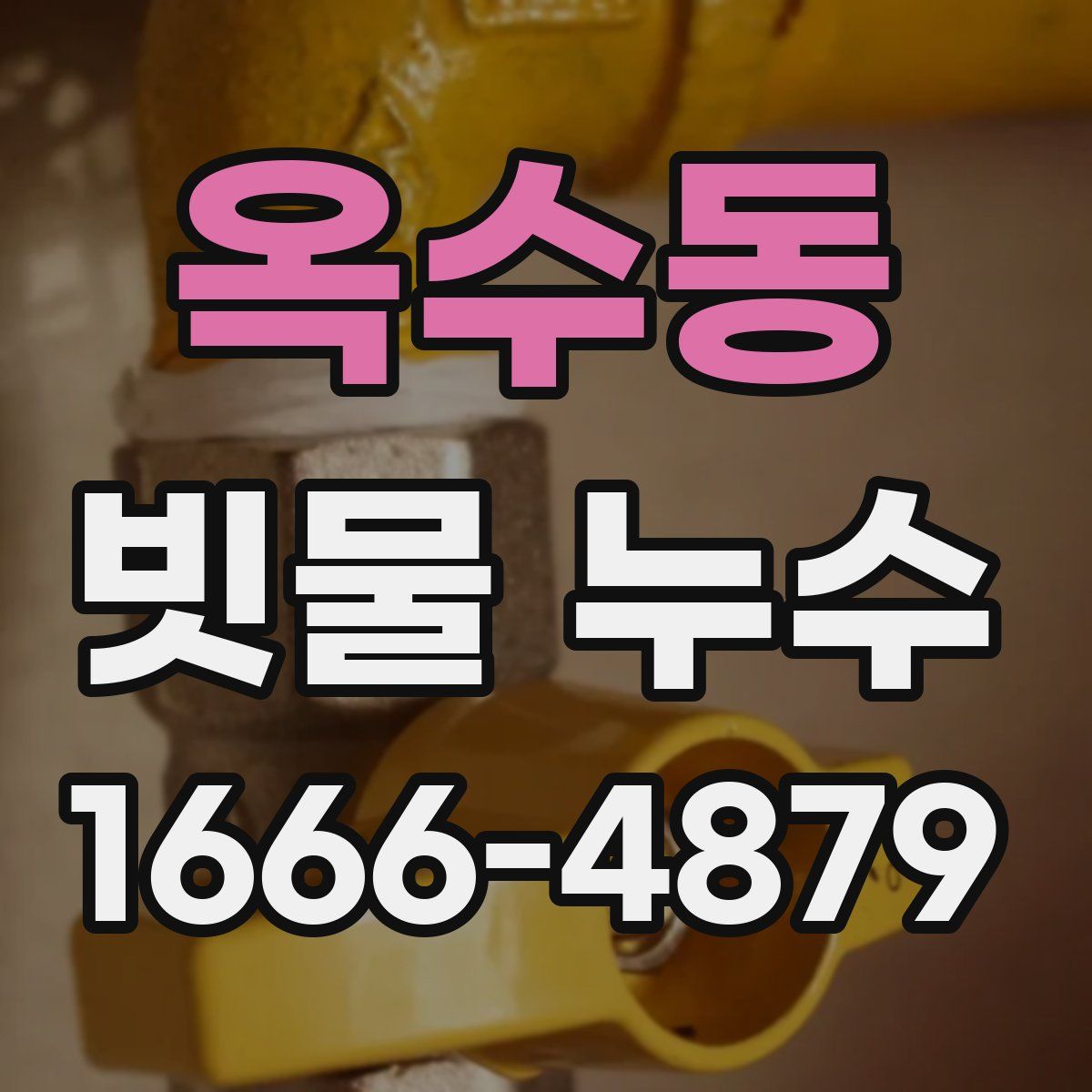 옥수동 빗물 누수