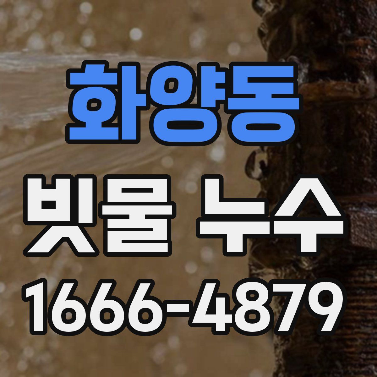 화양동 빗물 누수