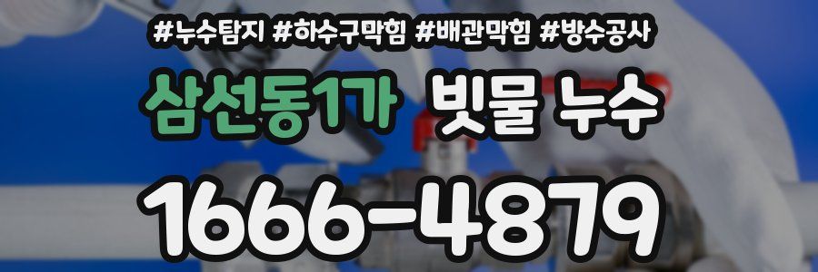 삼선동1가 빗물 누수