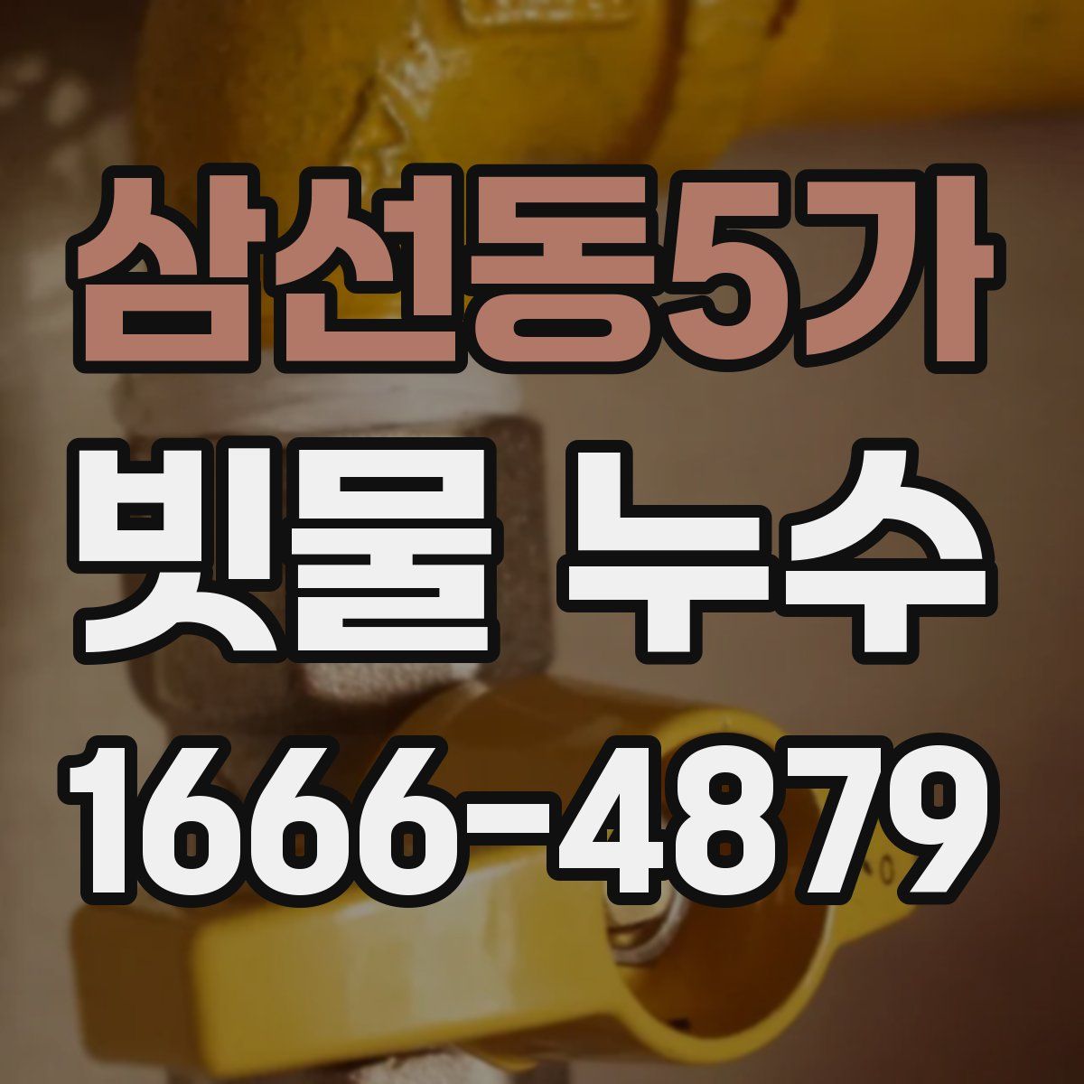 삼선동5가 빗물 누수