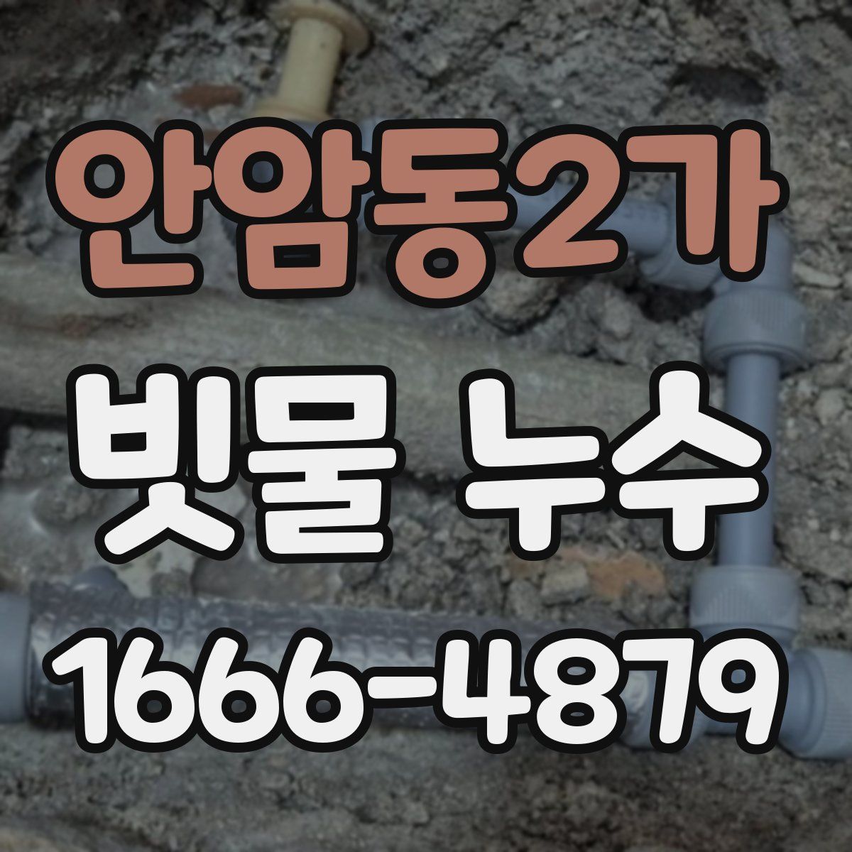 안암동2가 빗물 누수