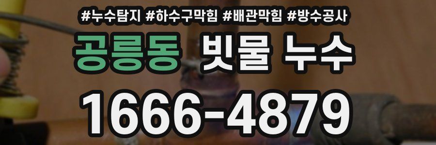 공릉동 빗물 누수