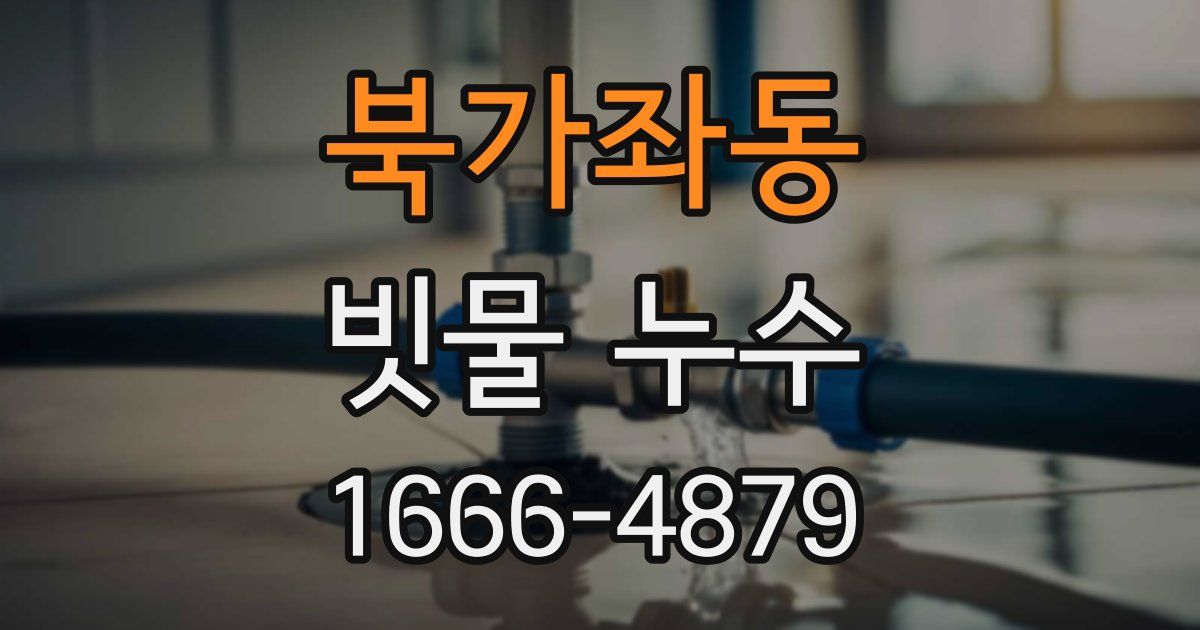북가좌동 빗물 누수