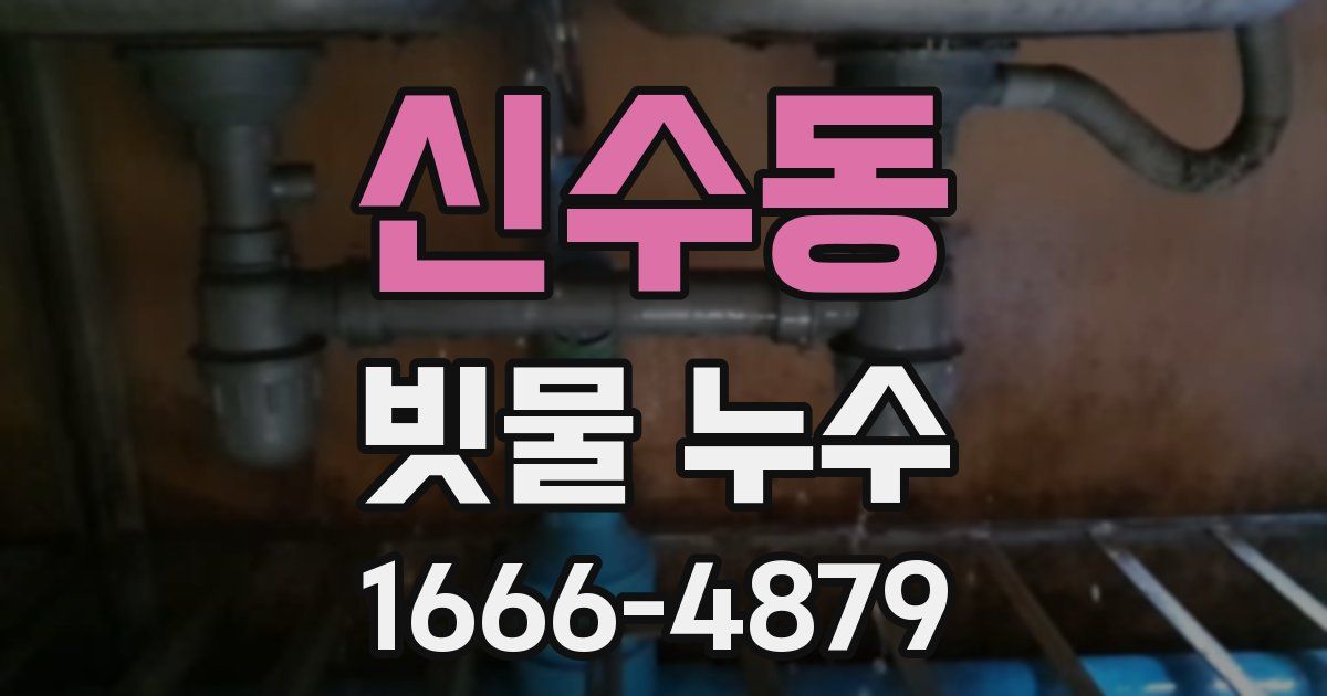 신수동 빗물 누수