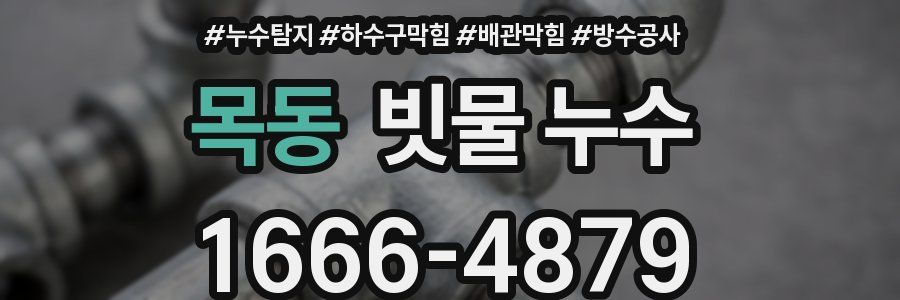 목동 빗물 누수