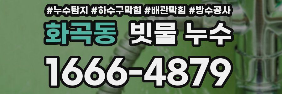 화곡동 빗물 누수