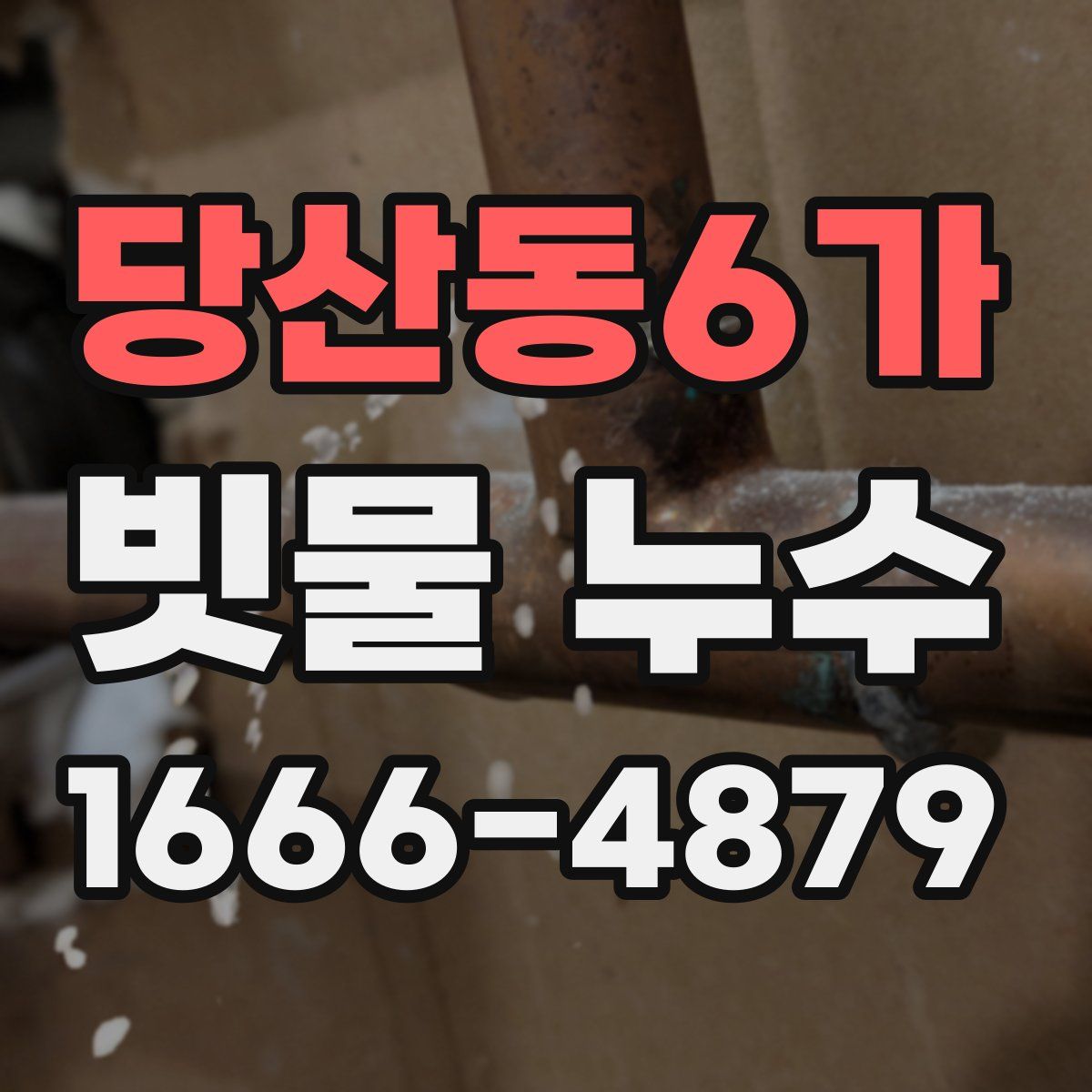 당산동6가 빗물 누수