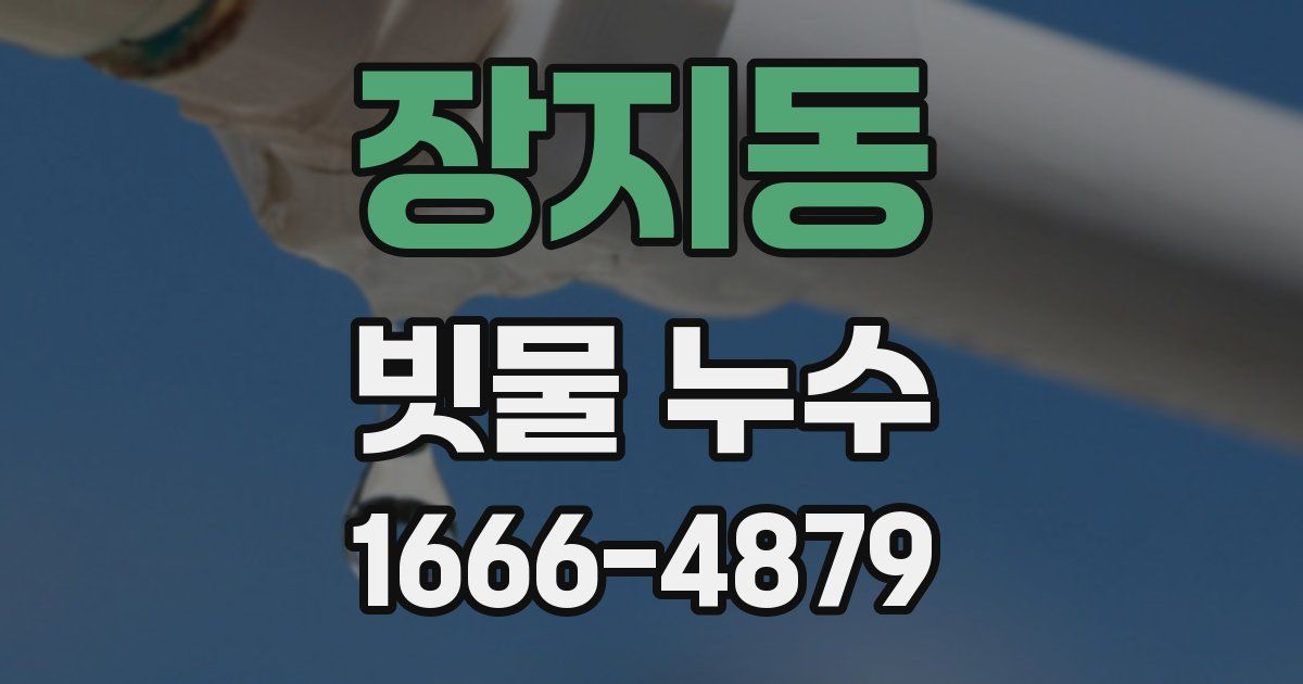 장지동 빗물 누수
