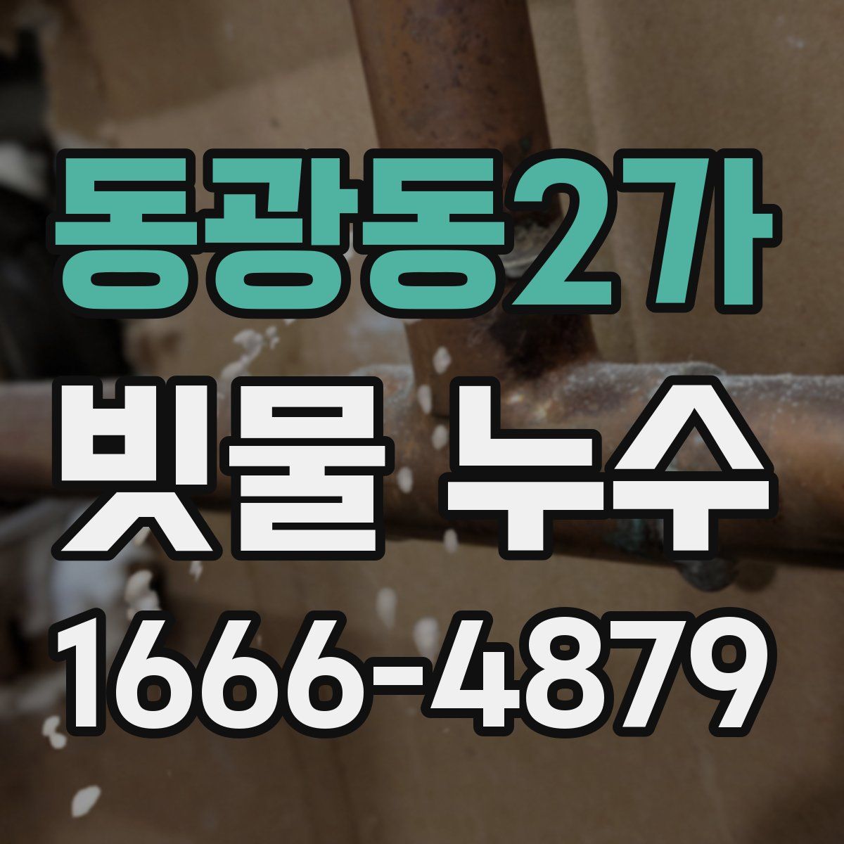 동광동2가 빗물 누수