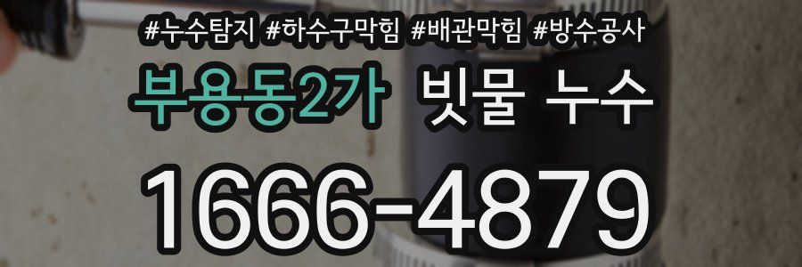 부용동2가 빗물 누수