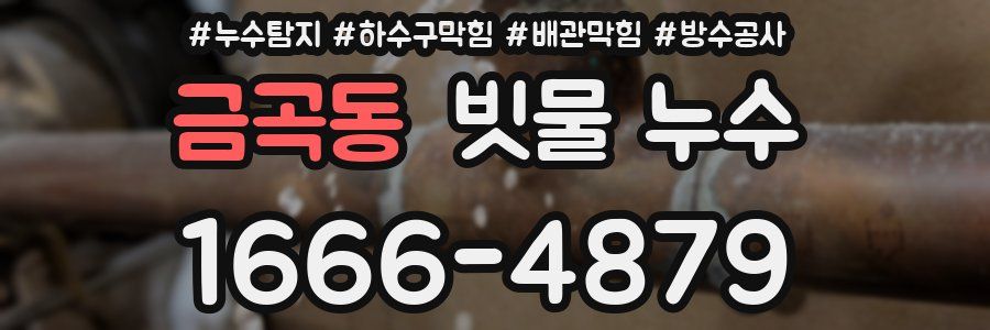 금곡동 빗물 누수
