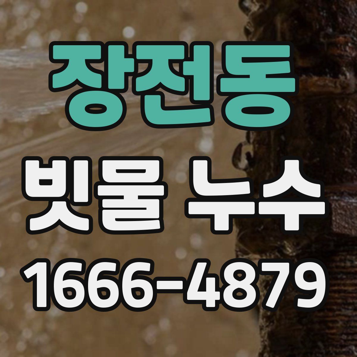 장전동 빗물 누수