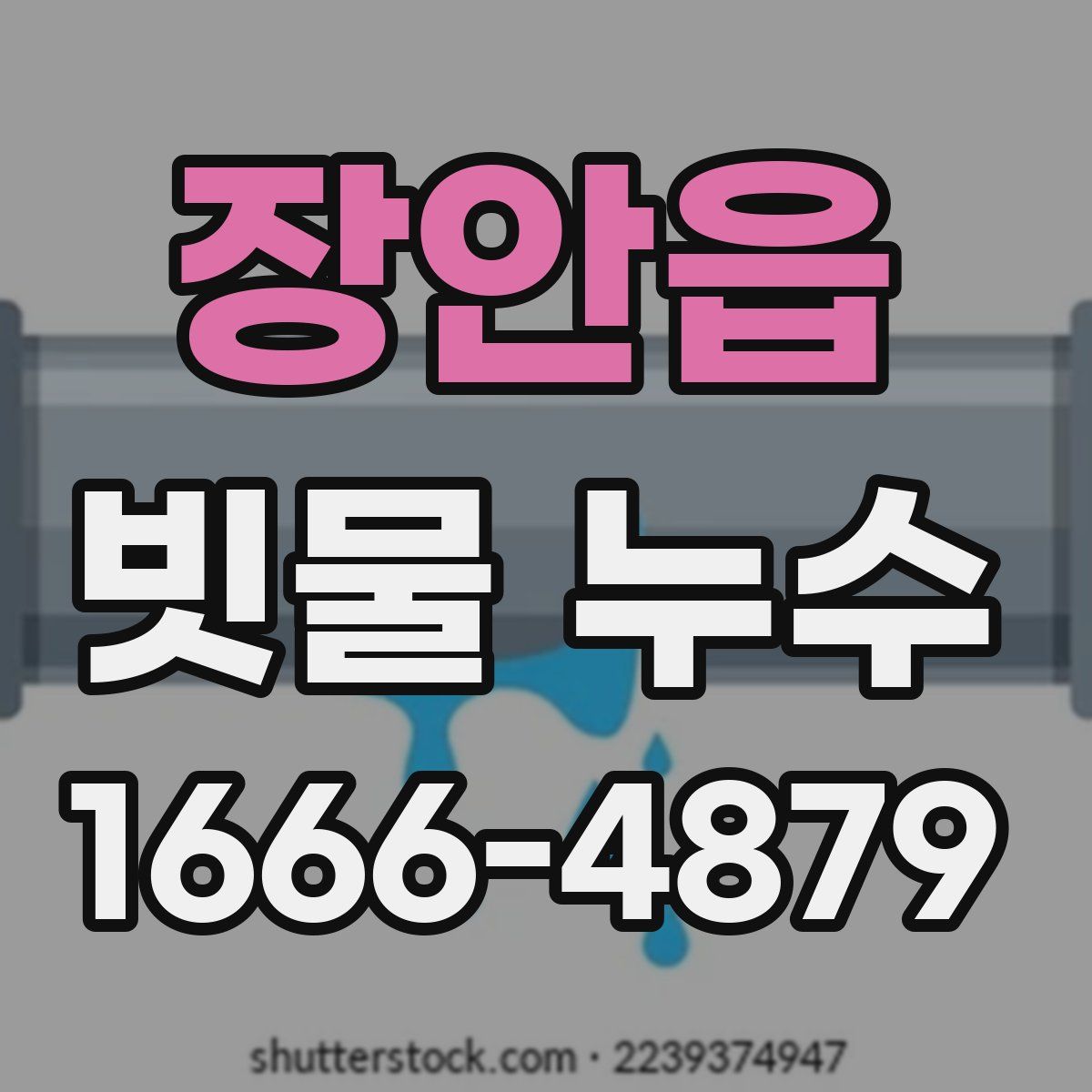 장안읍 빗물 누수