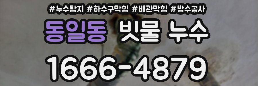 동일동 빗물 누수