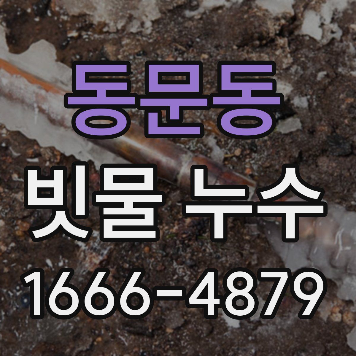 동문동 빗물 누수