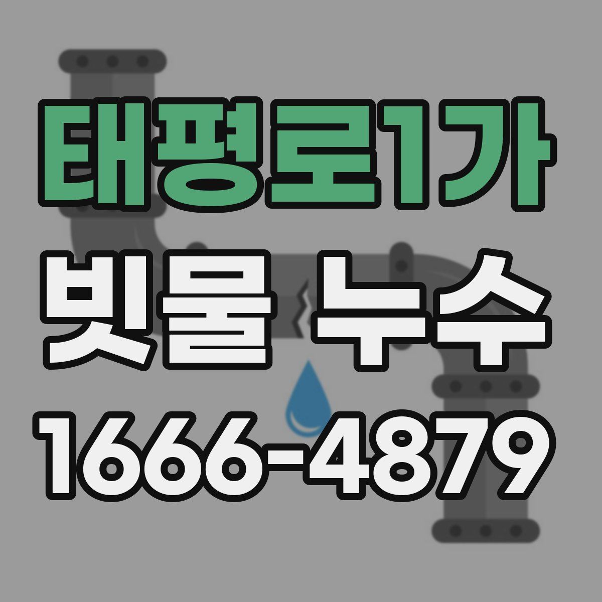 태평로1가 빗물 누수