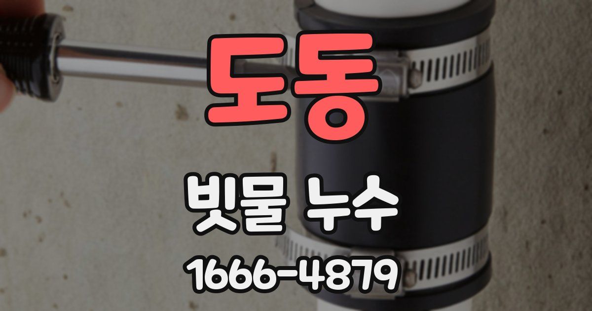 도동 빗물 누수