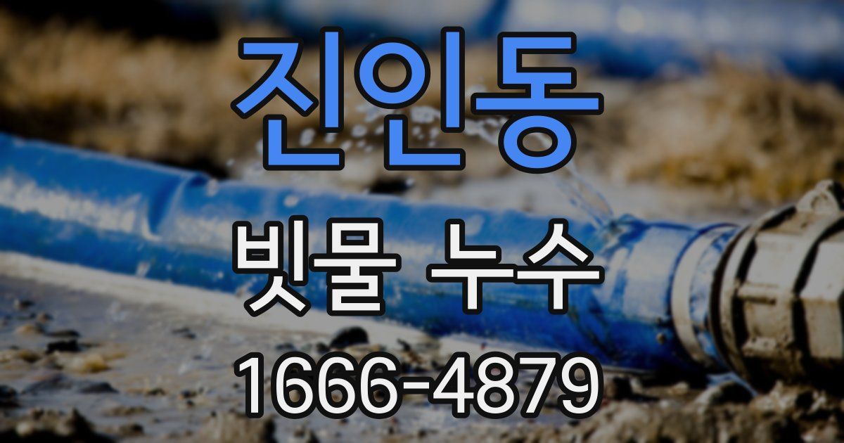 진인동 빗물 누수