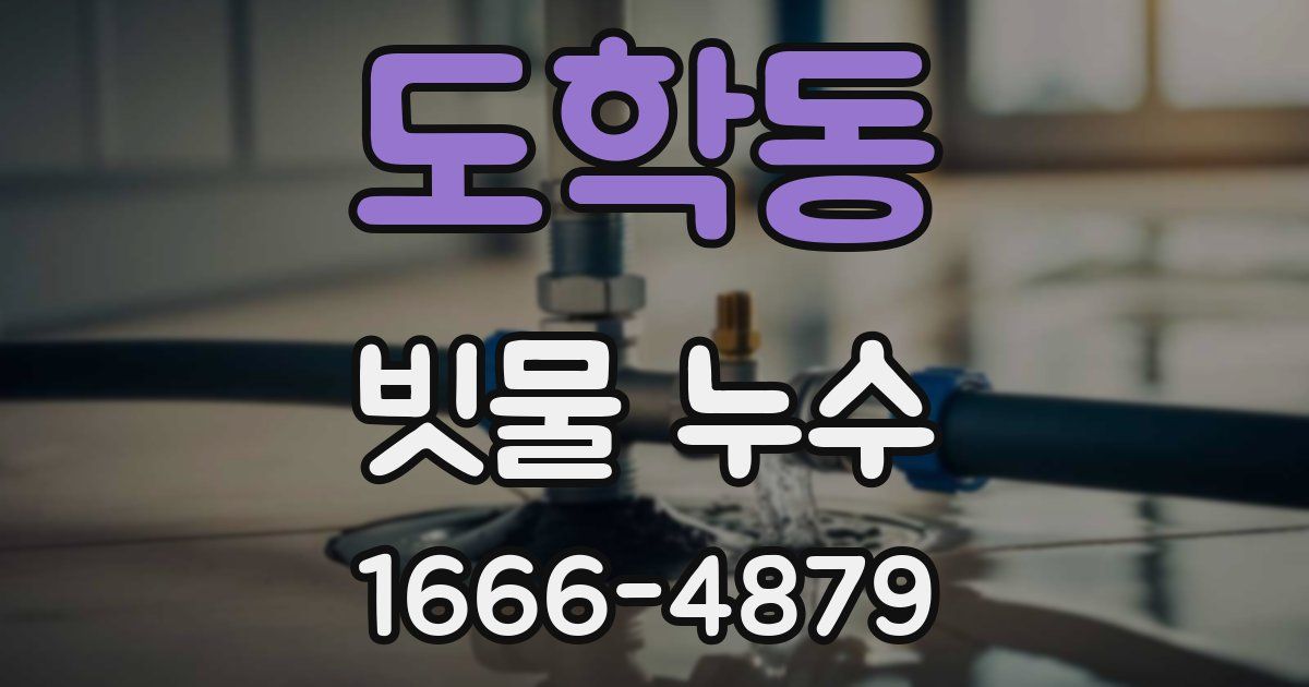 도학동 빗물 누수