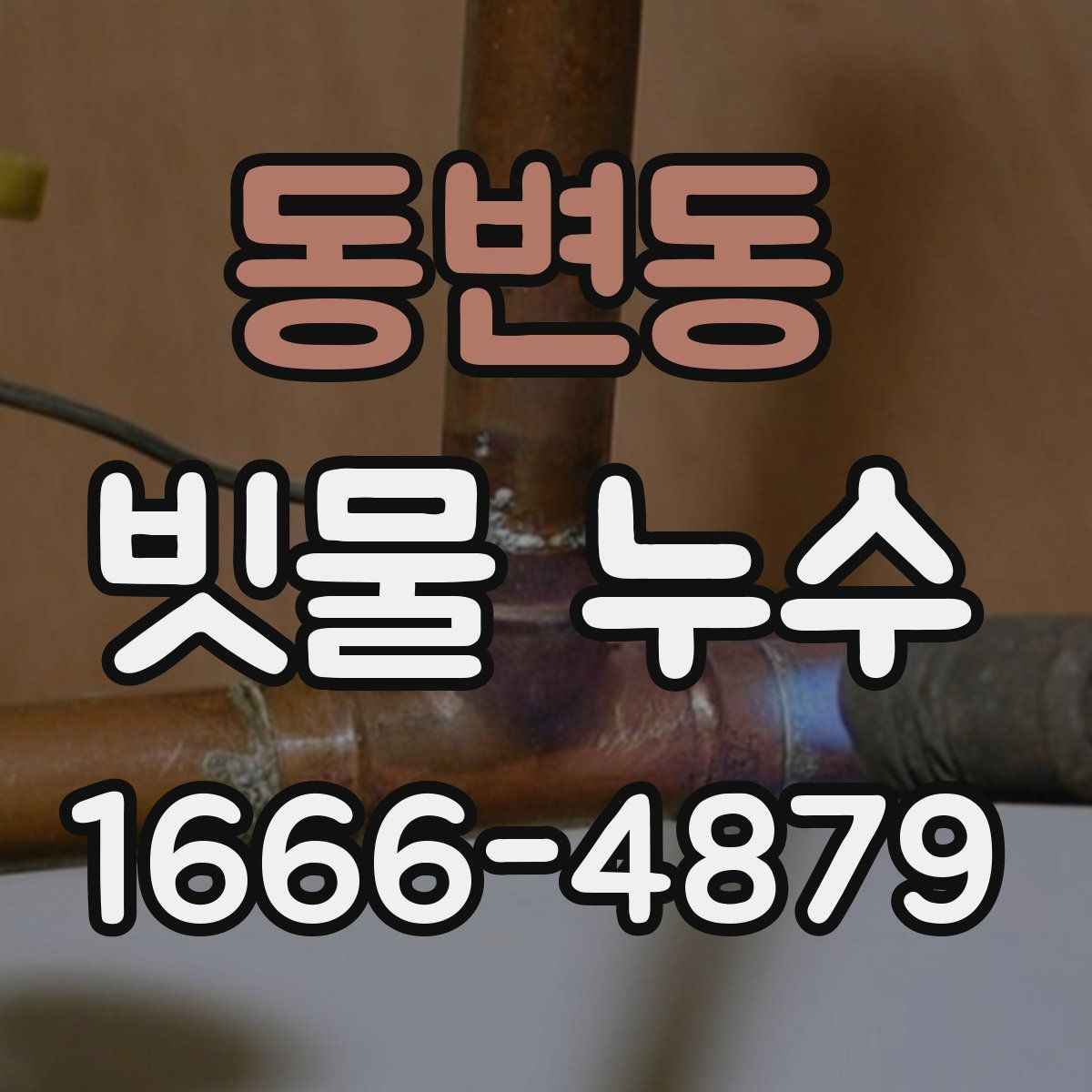 동변동 빗물 누수