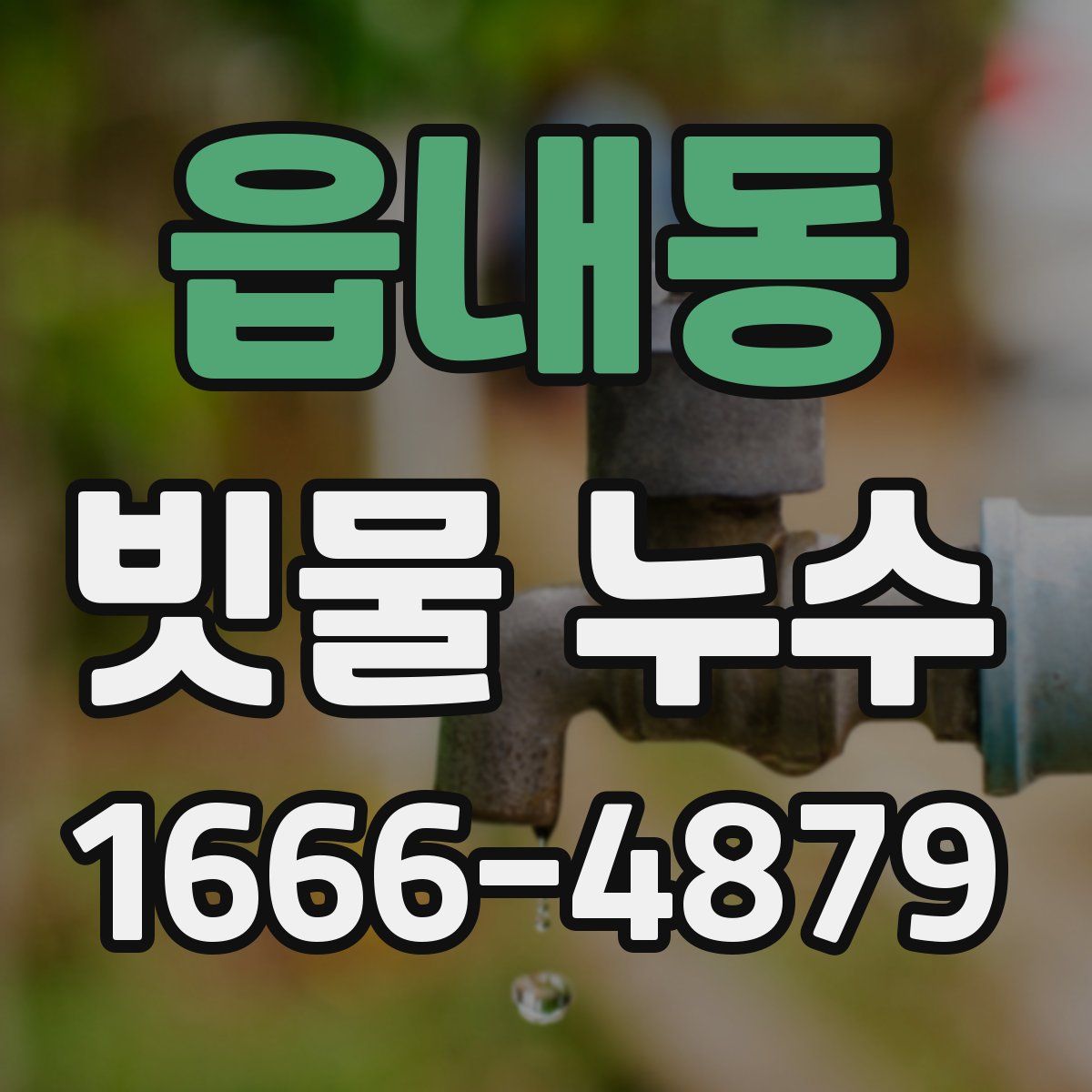 읍내동 빗물 누수