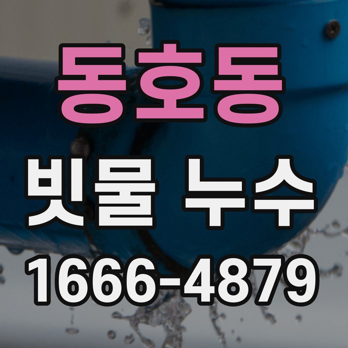 동호동 빗물 누수
