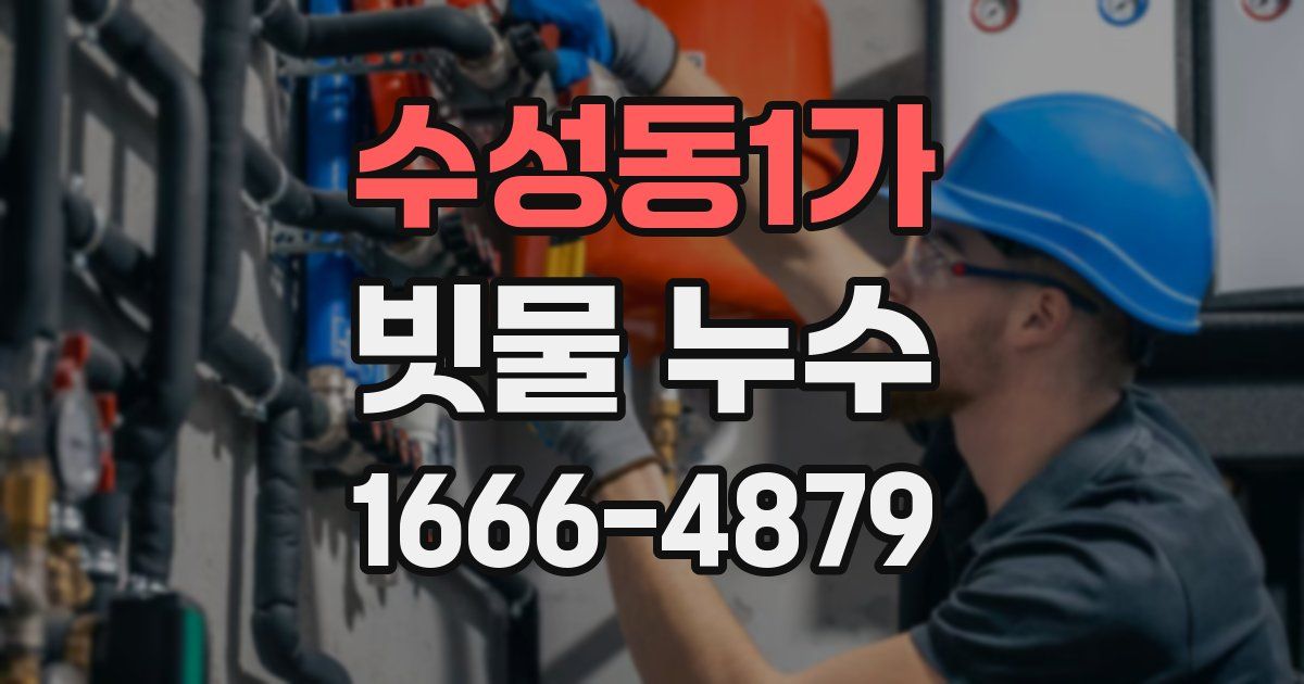 수성동1가 빗물 누수