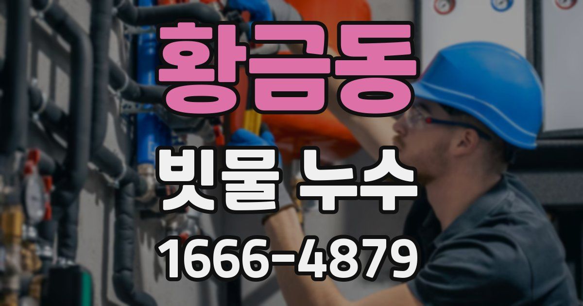 황금동 빗물 누수