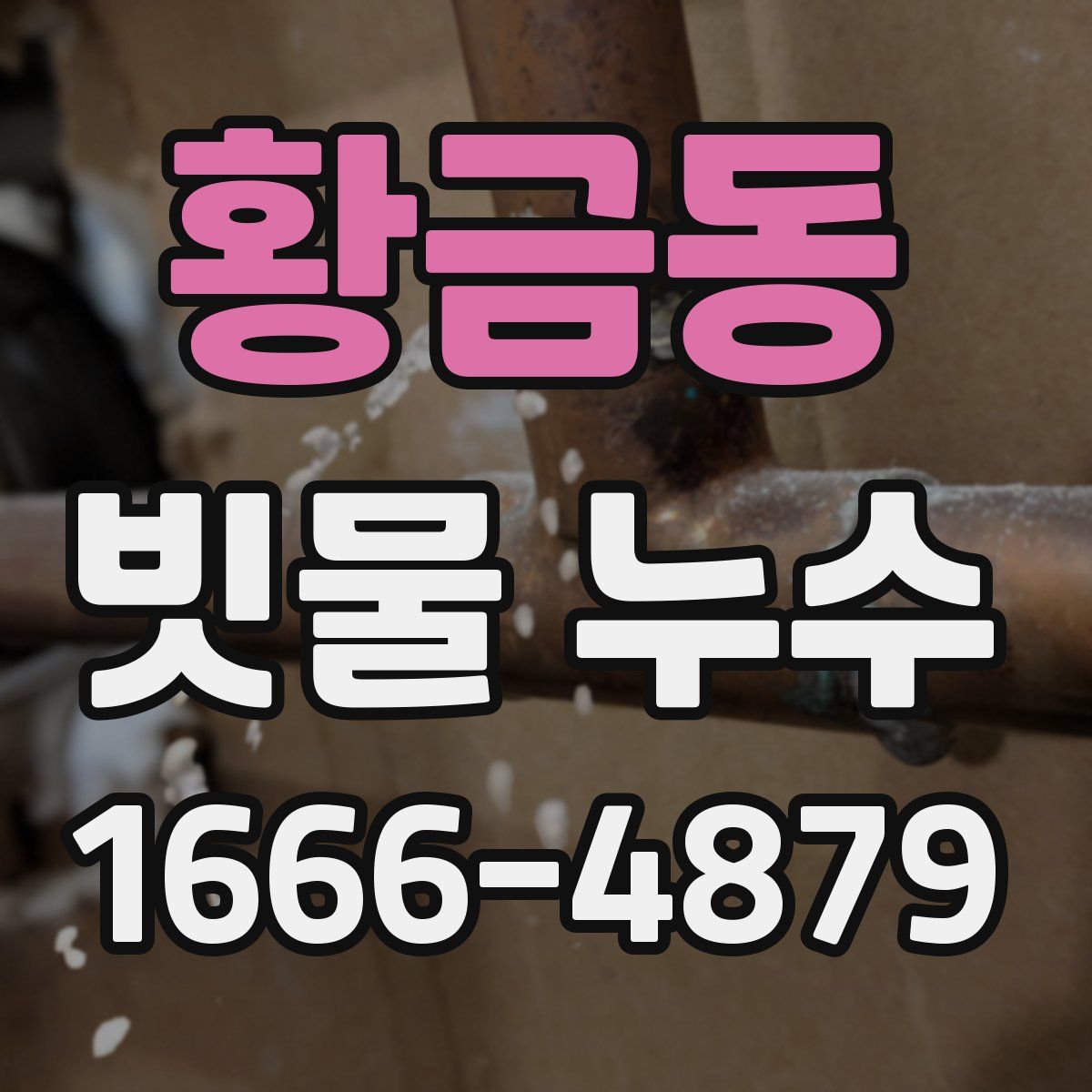 황금동 빗물 누수