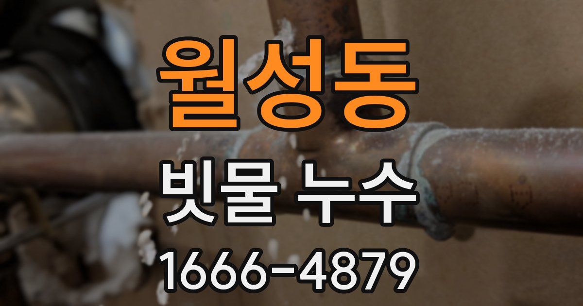 월성동 빗물 누수