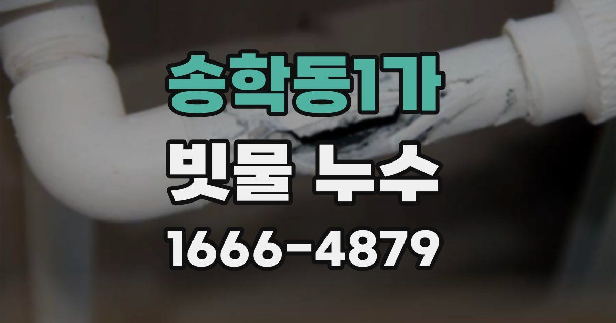 송학동1가 빗물 누수