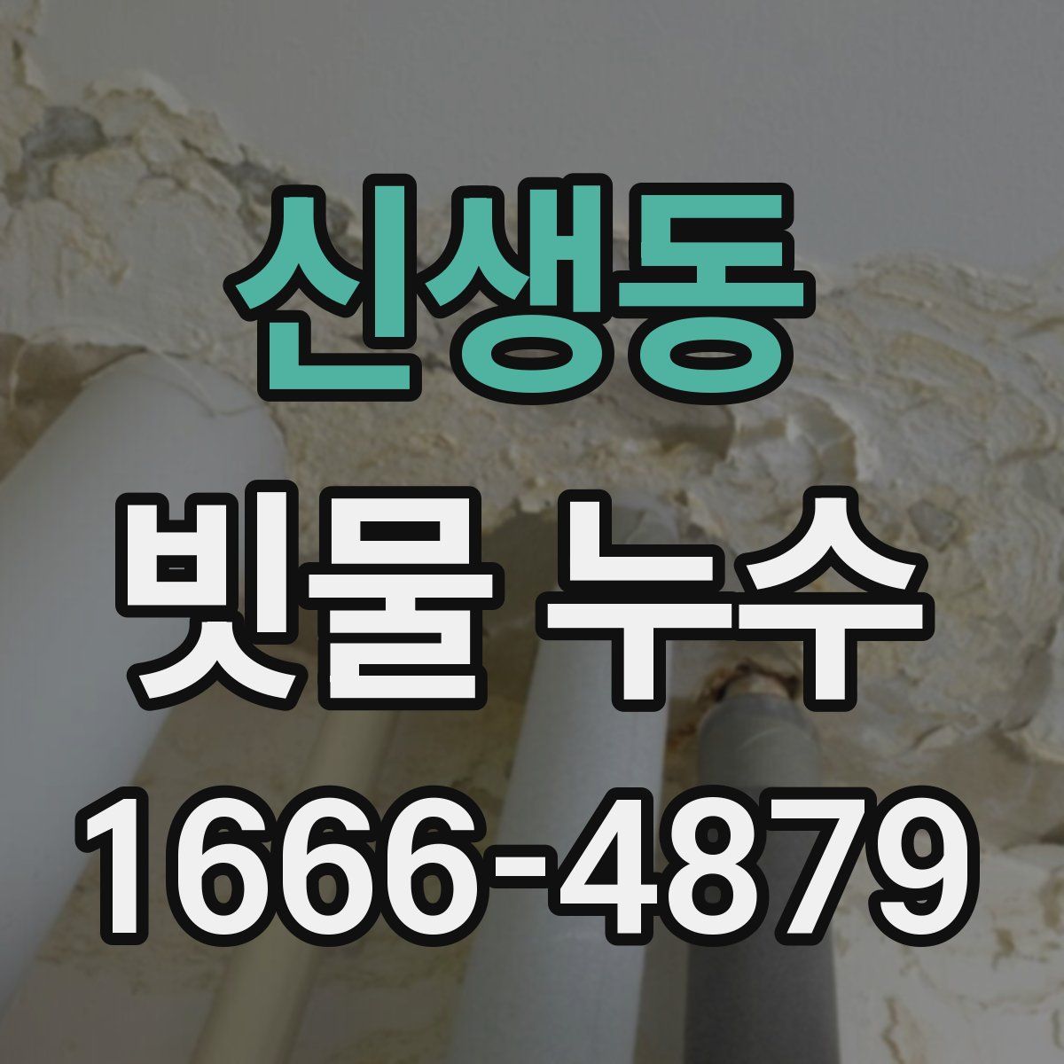 신생동 빗물 누수