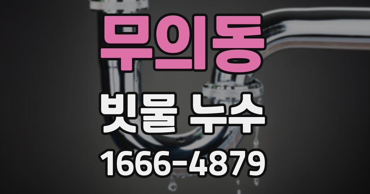 무의동 빗물 누수