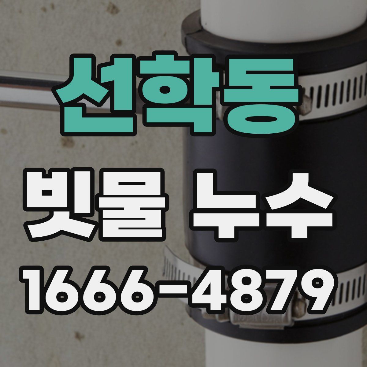 선학동 빗물 누수