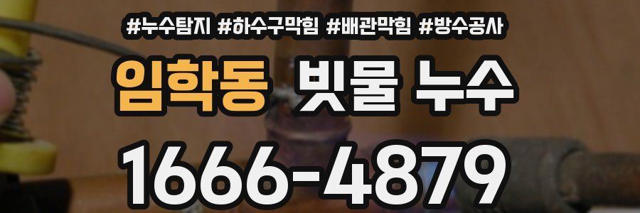 임학동 빗물 누수