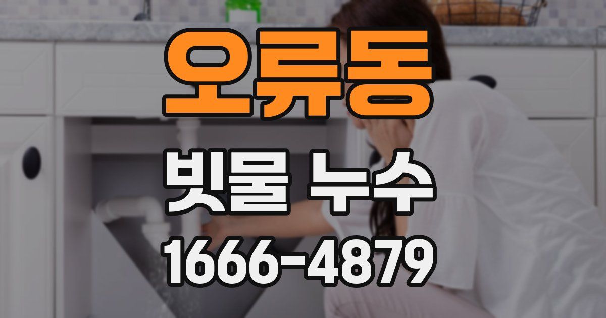 오류동 빗물 누수