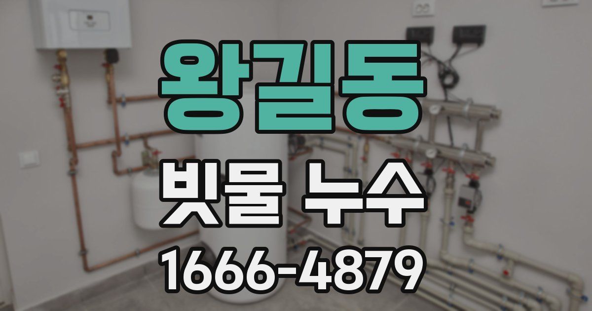 왕길동 빗물 누수