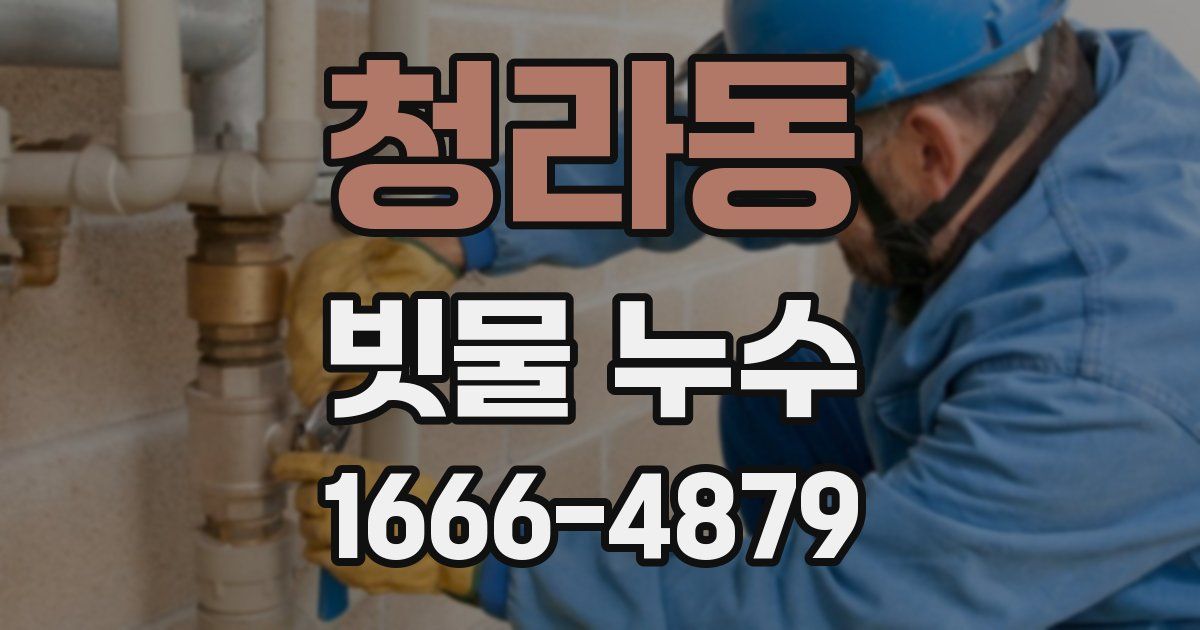 청라동 빗물 누수