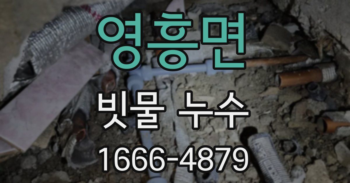 영흥면 빗물 누수