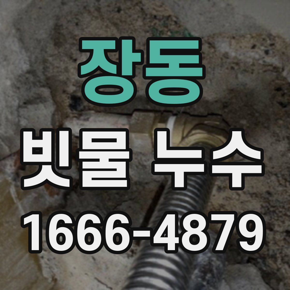 장동 빗물 누수
