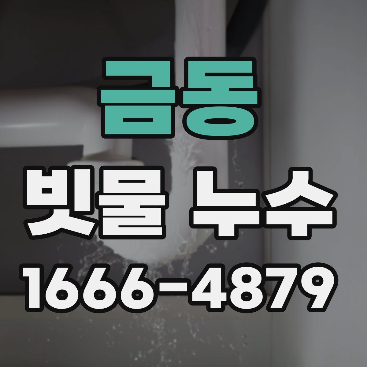 금동 빗물 누수