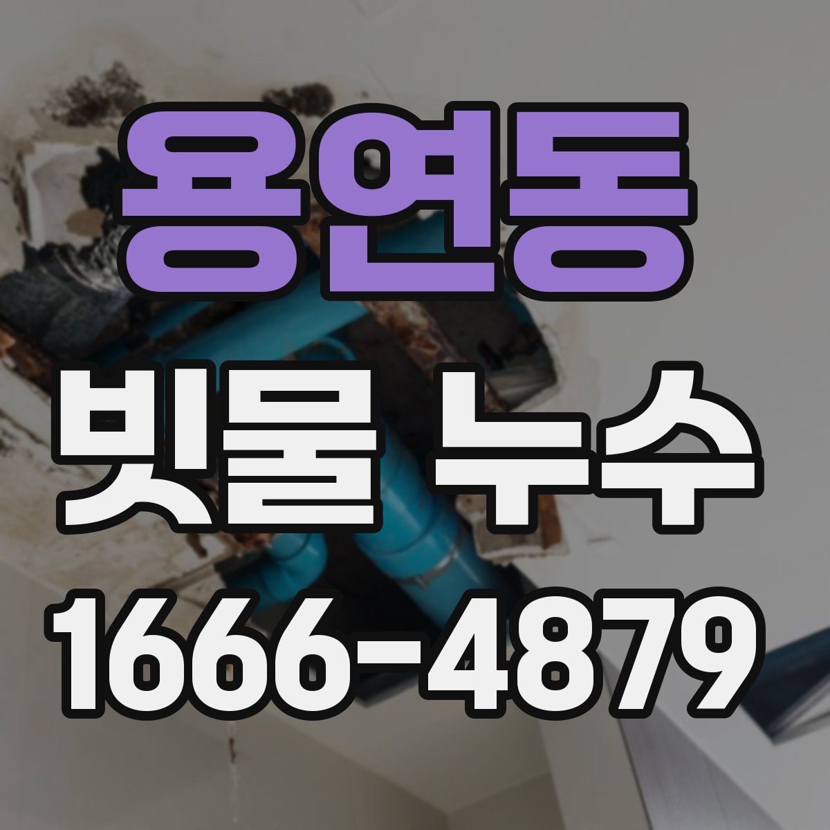 용연동 빗물 누수