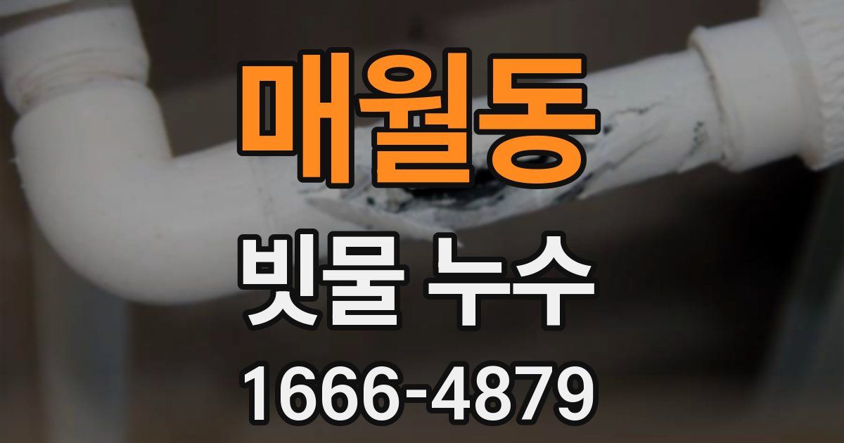 매월동 빗물 누수