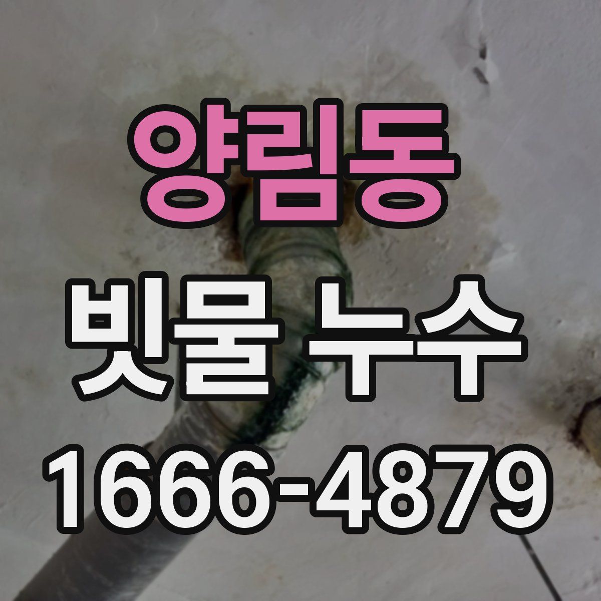 양림동 빗물 누수