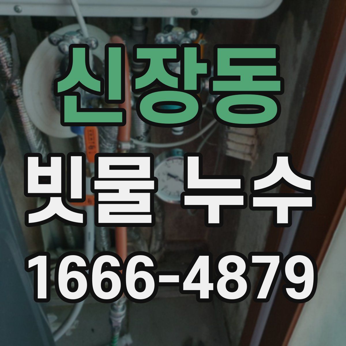 신장동 빗물 누수